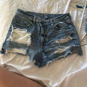 american eagle women’s crossover shorts